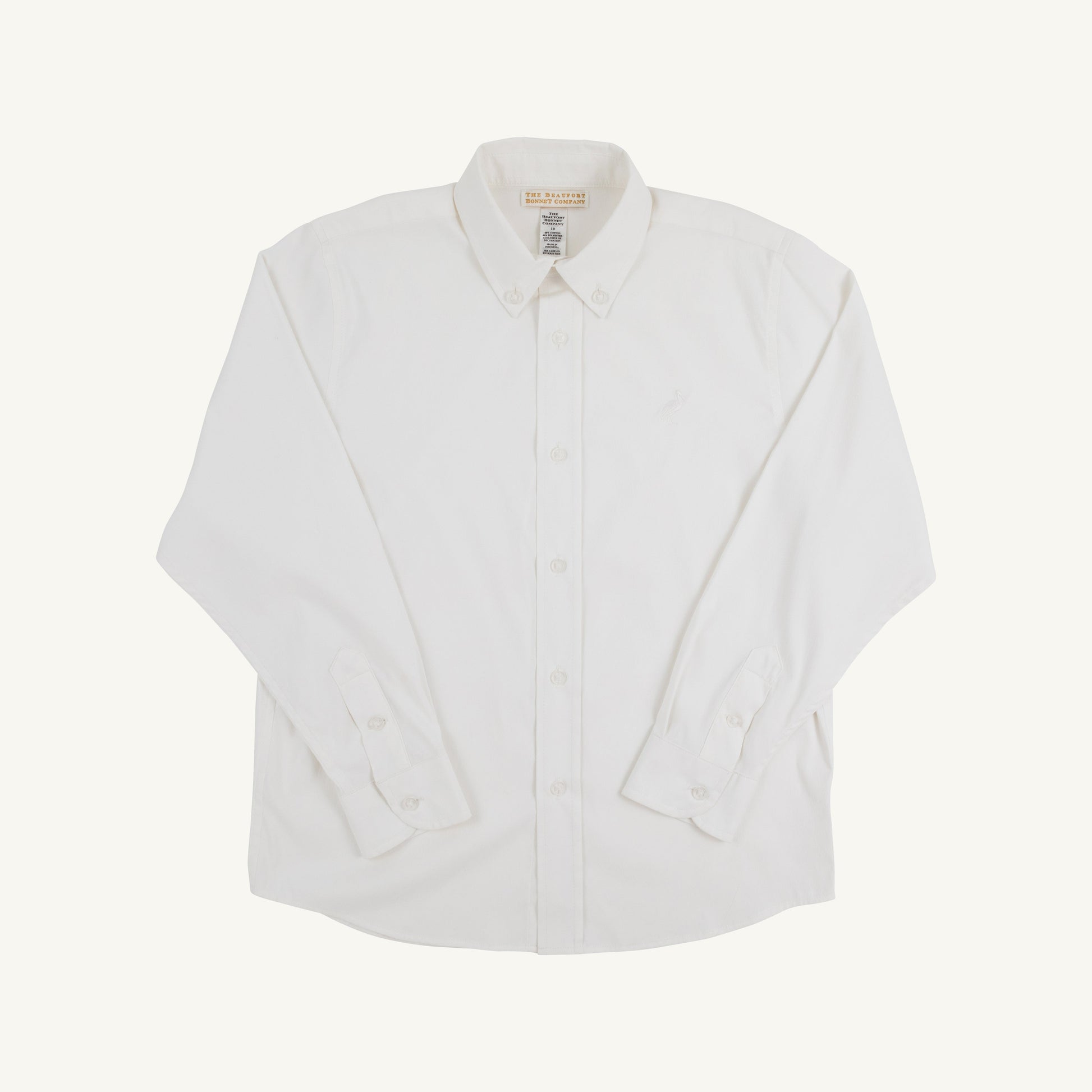 Beaufort Bonnet Prepletic™ Dean's List Dress Shirt - Worth Avenue White