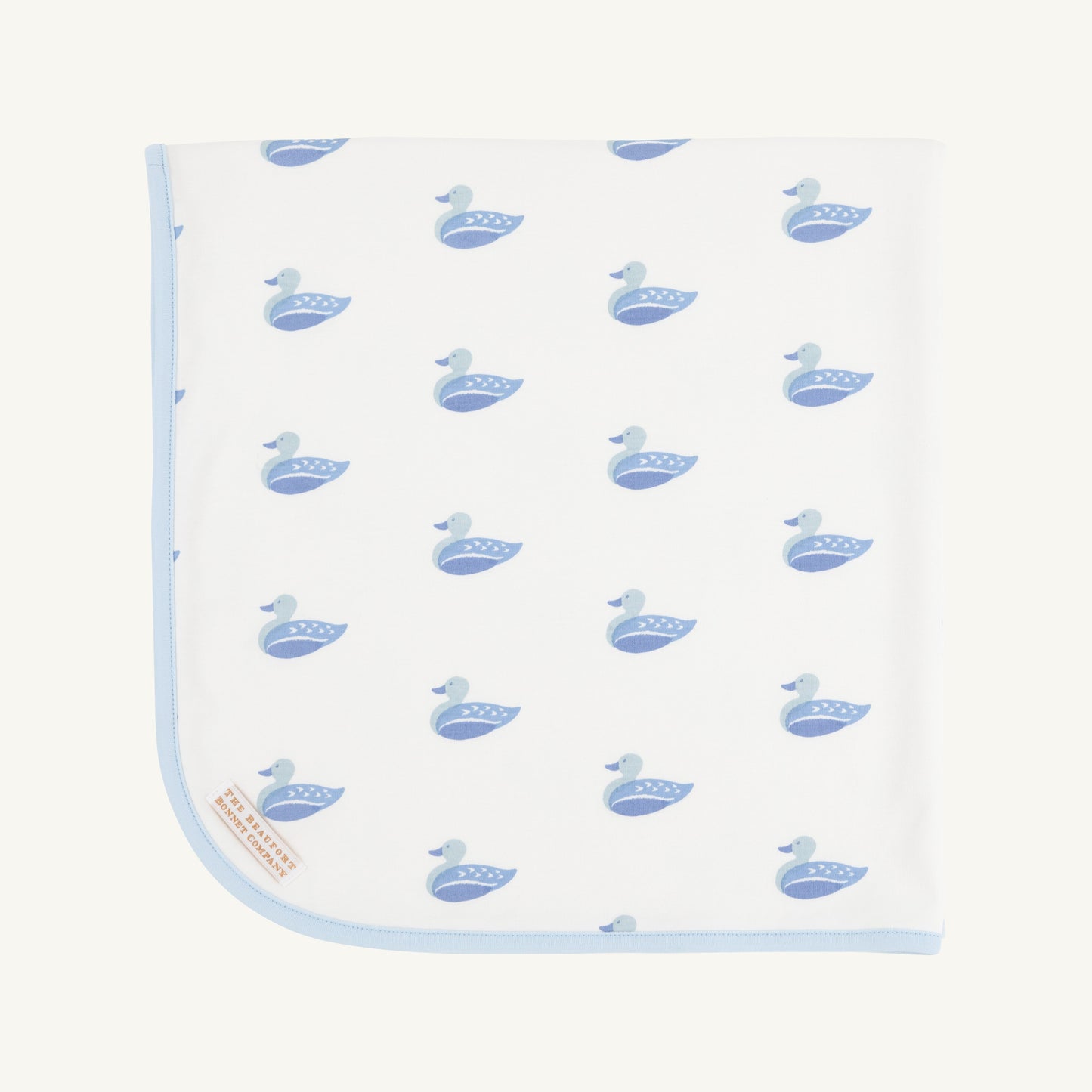 Beaufort Bonnet Baby Blanket - Merrimack Quack Quacks & Buckhead Blue