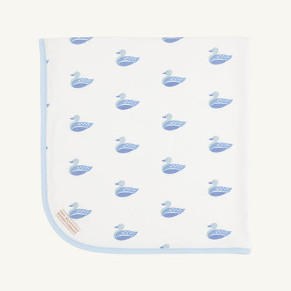 Beaufort Bonnet Baby Blanket - Merrimack Quack Quacks & Buckhead Blue