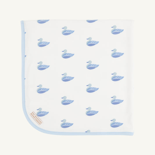 Beaufort Bonnet Baby Blanket - Merrimack Quack Quacks & Buckhead Blue