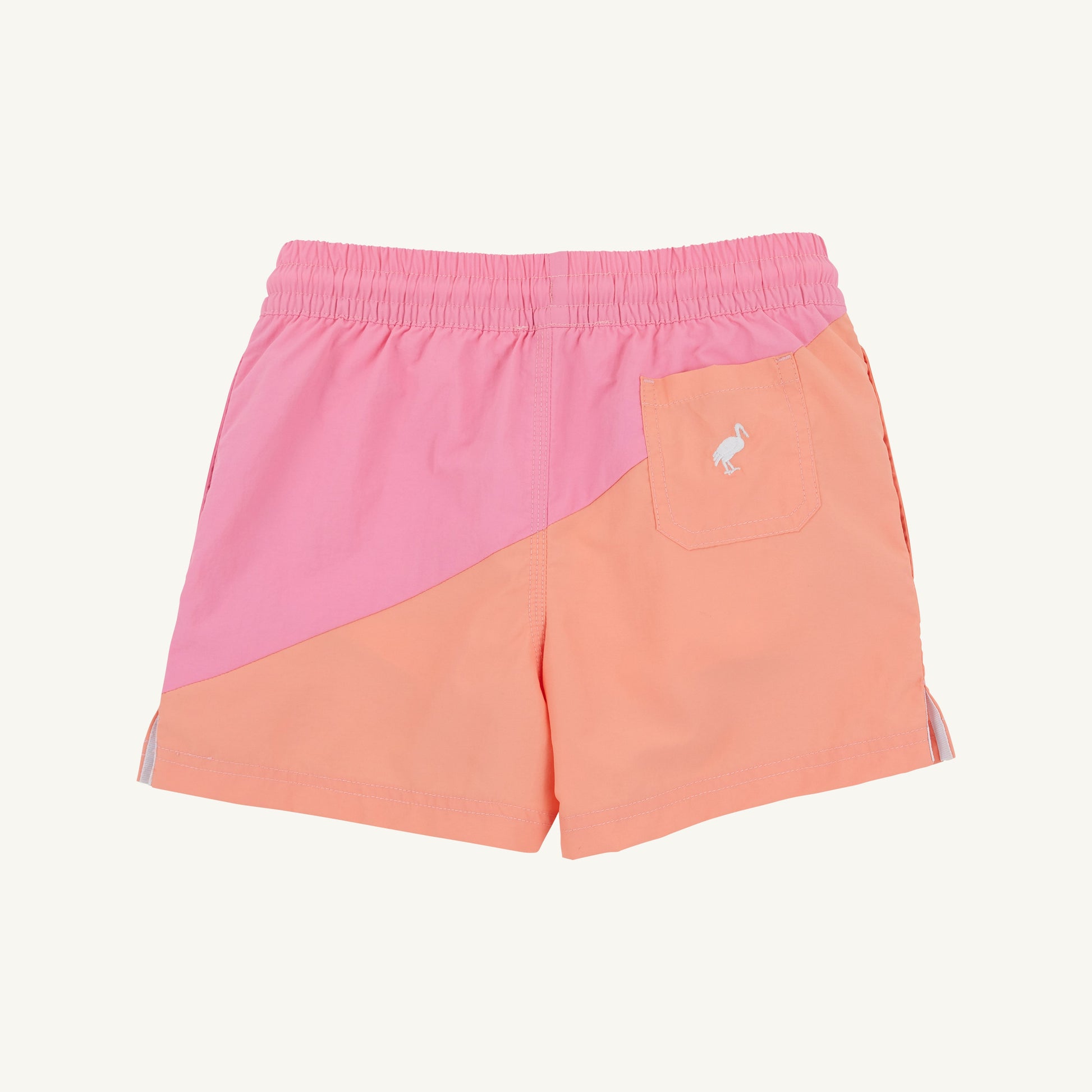 Beaufort Bonnet Country Club Colorblock Trunks - Hamptons Hot Pink