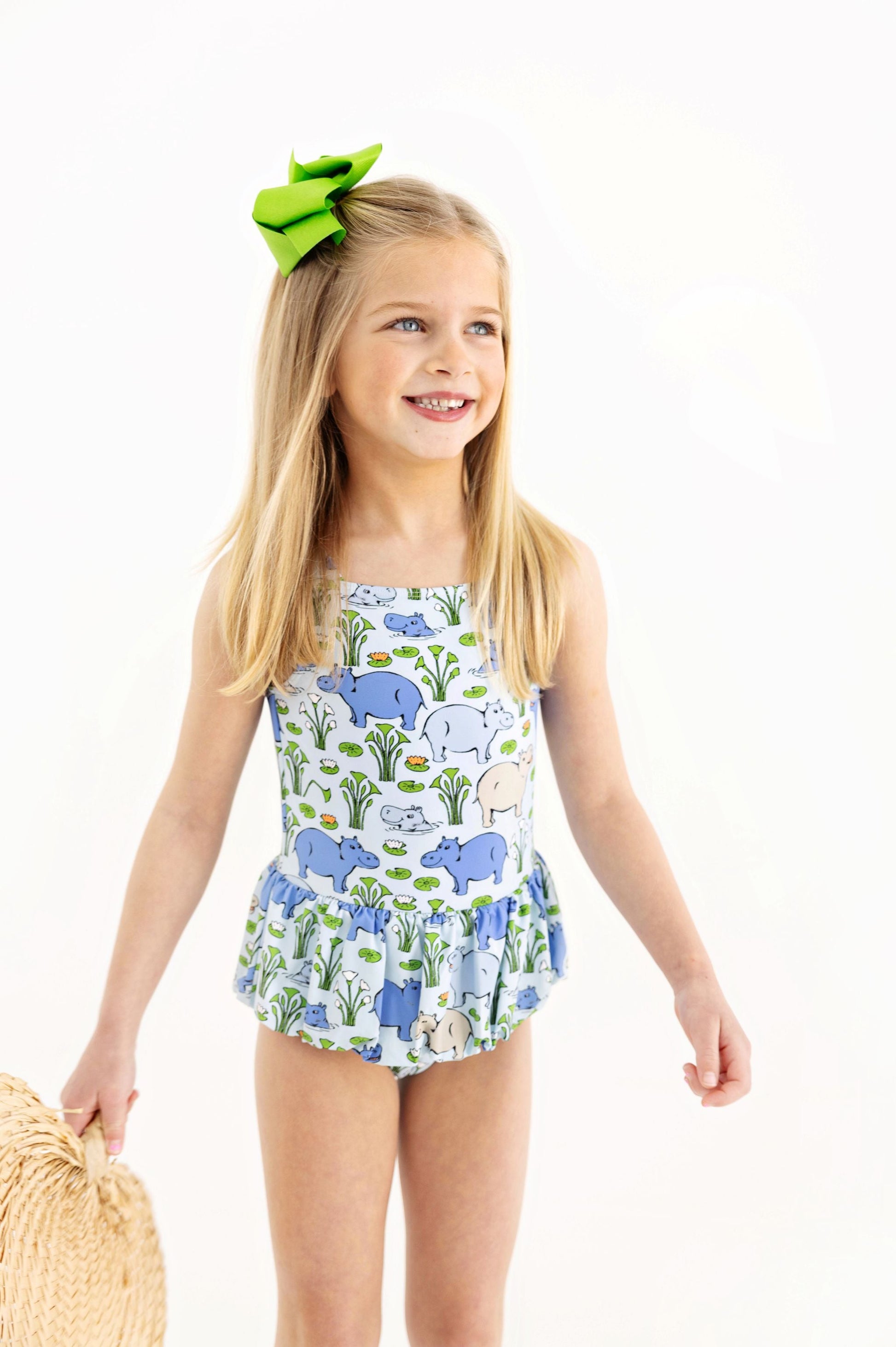 Beaufort Bonnet Grace Bay Bathing Suit - Bal Harbour Hippo (Beale Street Blu