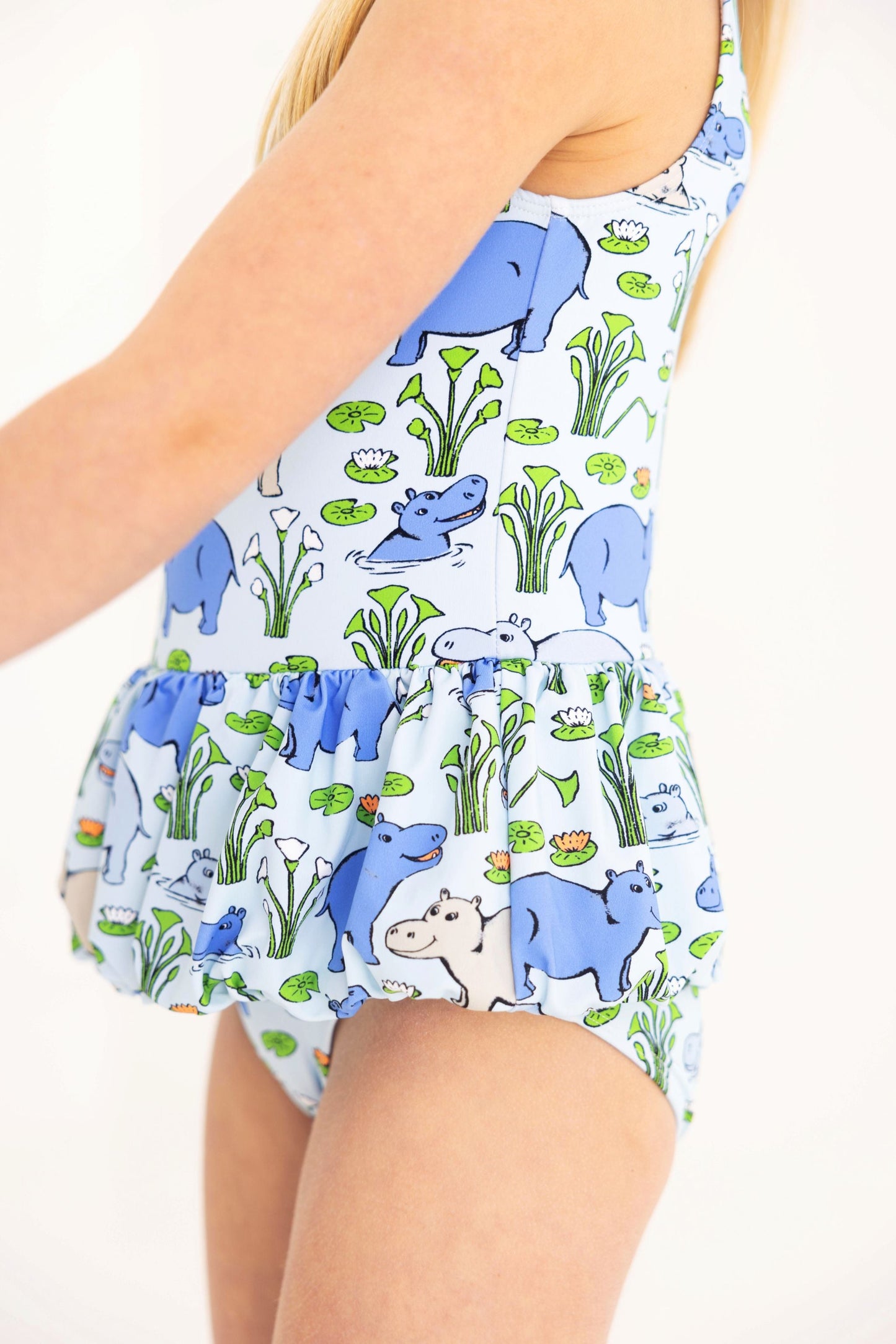 Beaufort Bonnet Grace Bay Bathing Suit - Bal Harbour Hippo (Beale Street Blu