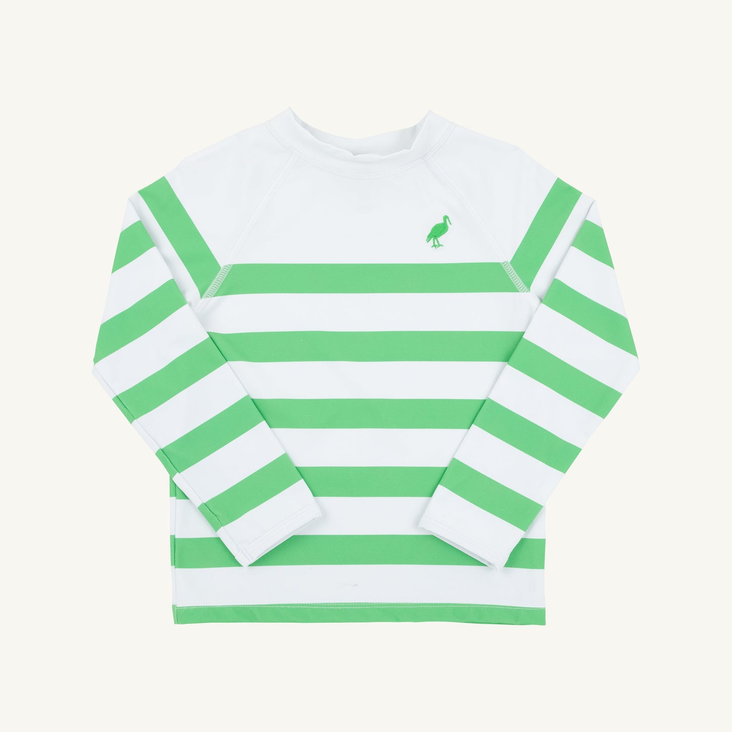 Beaufort Bonnet Walker's Wave Spotter Swim Shirt - Grafton Green Stripe (UPF