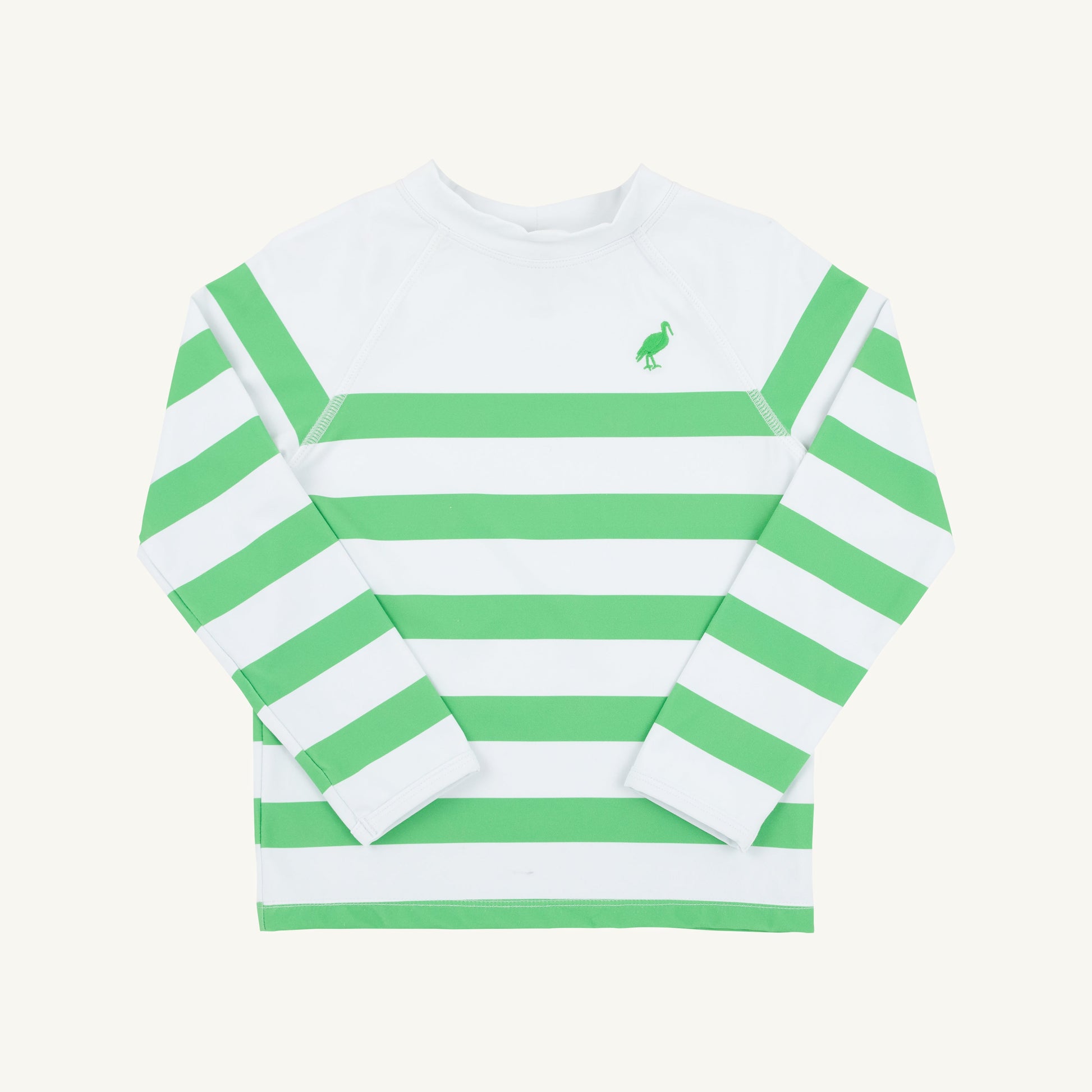 Beaufort Bonnet Walker's Wave Spotter Swim Shirt - Grafton Green Stripe (UPF