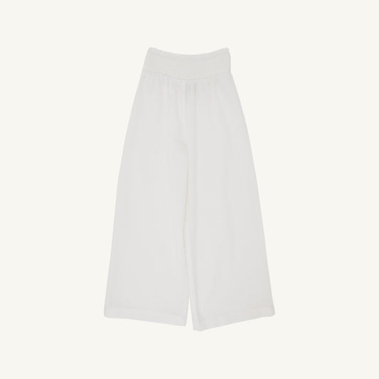 Beaufort Bonnet Lenai Lounge Pants (Linen) - Worth Avenue White
