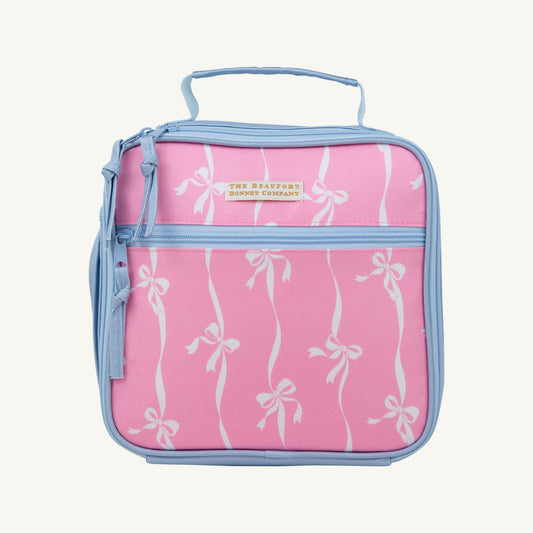 Beaufort Bonnet Leighton Lunch Box - Bell Court Bows (Hamptons Hot Pink)