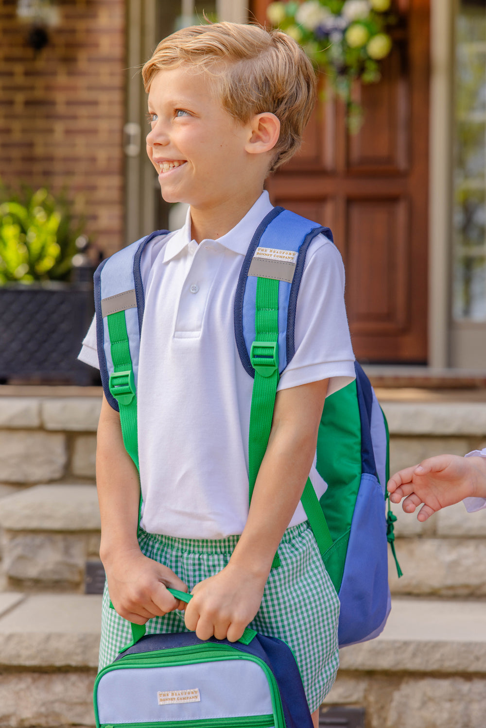 Beaufort Bonnet Don't Forget Your Backpack - Blue, Navy & Kiawah Kelly Green