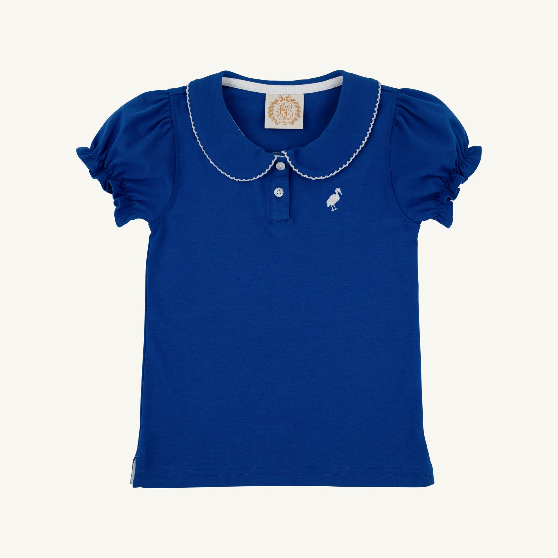 Beaufort Bonnet Maudes Peter Pan Collar Polo Puff Sleeve - Rockefeller Royal