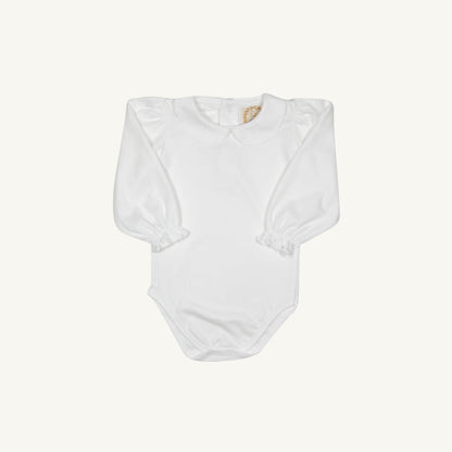 Beaufort Bonnet Maude's Peter Pan Collar Shirt & Onesie (Long Sleeve Pima) - Worth Ave