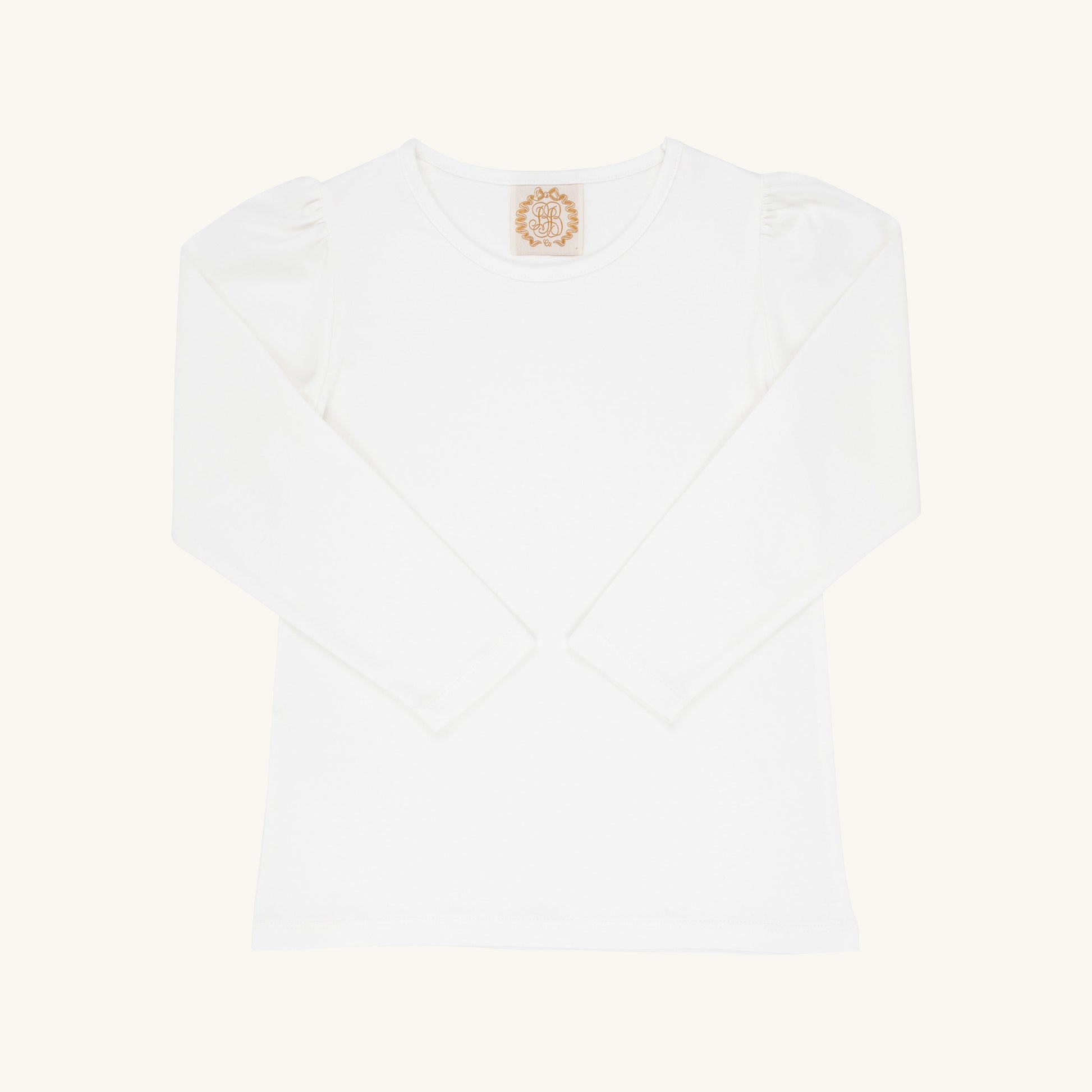 Beaufort Bonnet Long Sleeve Penny's Play Shirt & Onesie - Worth Avenue White