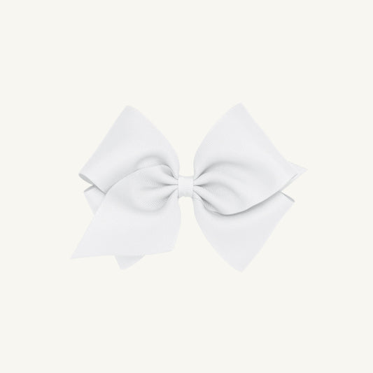 Beaufort Bonnet Wee Ones Hair Bow - Worth Avenue White