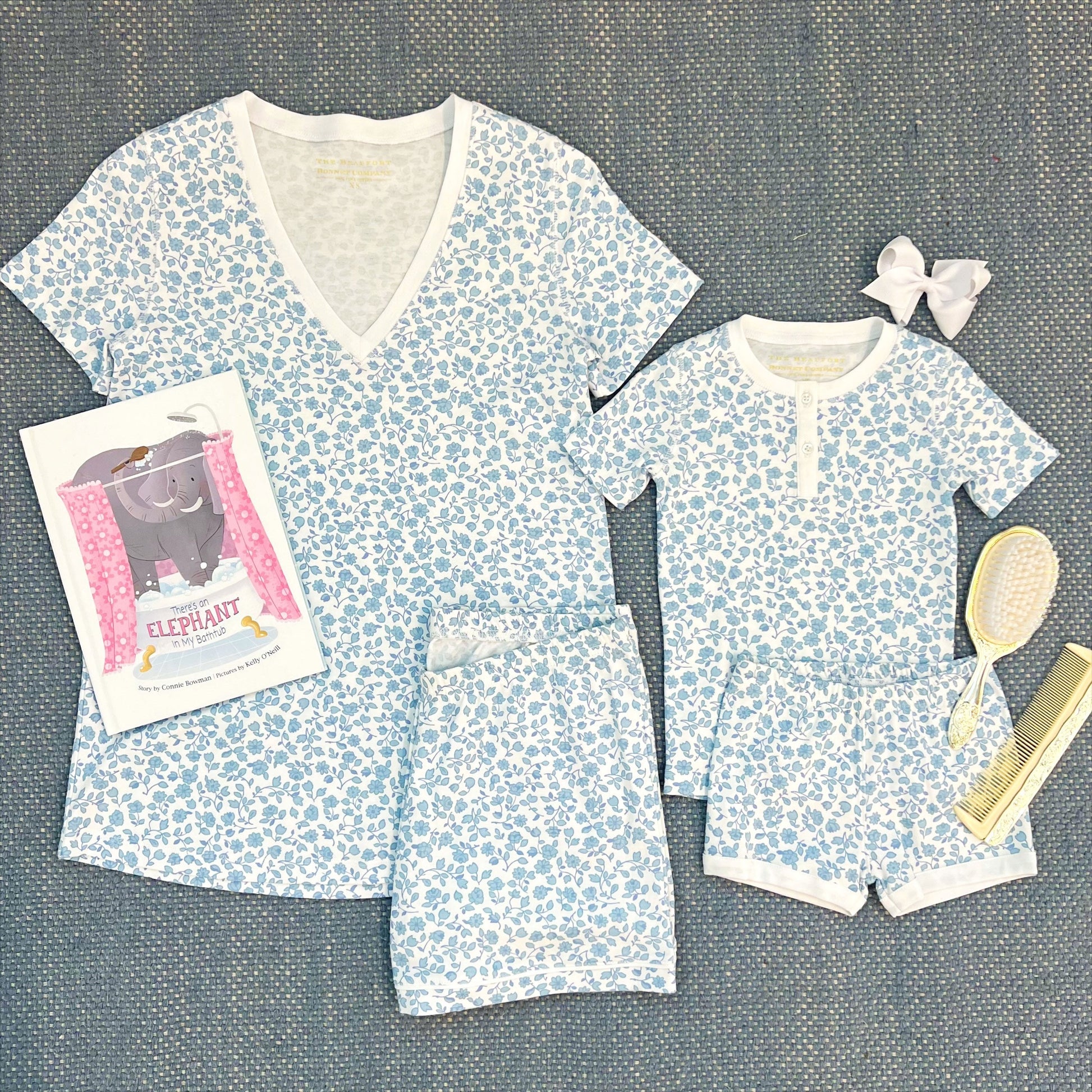 Beaufort Bonnet Wee Ones Hair Bow - Worth Avenue White