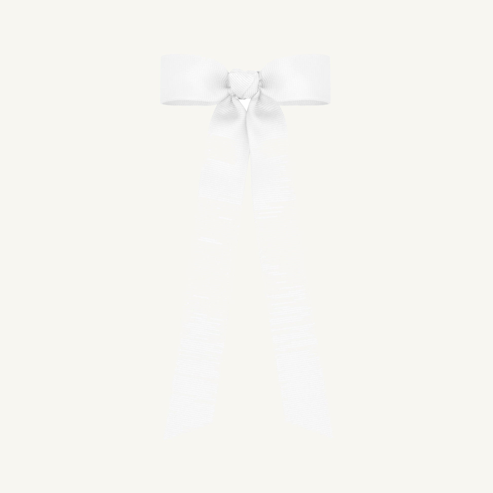 Beaufort Bonnet Wee Ones Hair Bow - Worth Avenue White