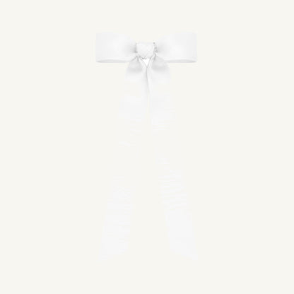 Beaufort Bonnet Wee Ones Hair Bow - Worth Avenue White
