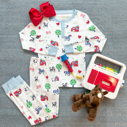 Beaufort Bonnet Wee Ones Hair Bow - Richmond Red