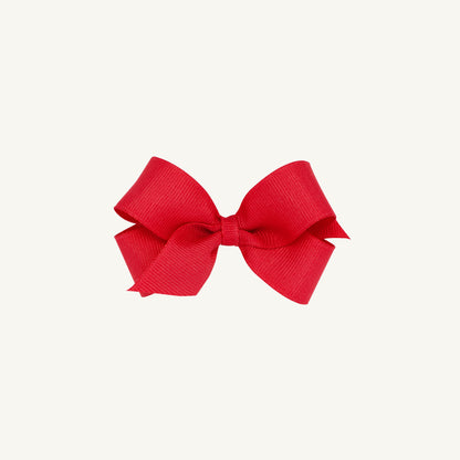 Beaufort Bonnet Wee Ones Hair Bow - Richmond Red
