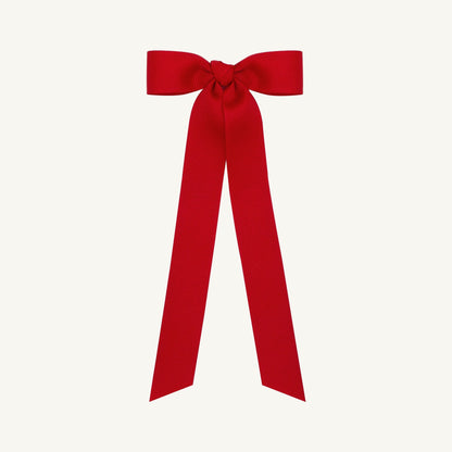 Beaufort Bonnet Wee Ones Hair Bow - Richmond Red