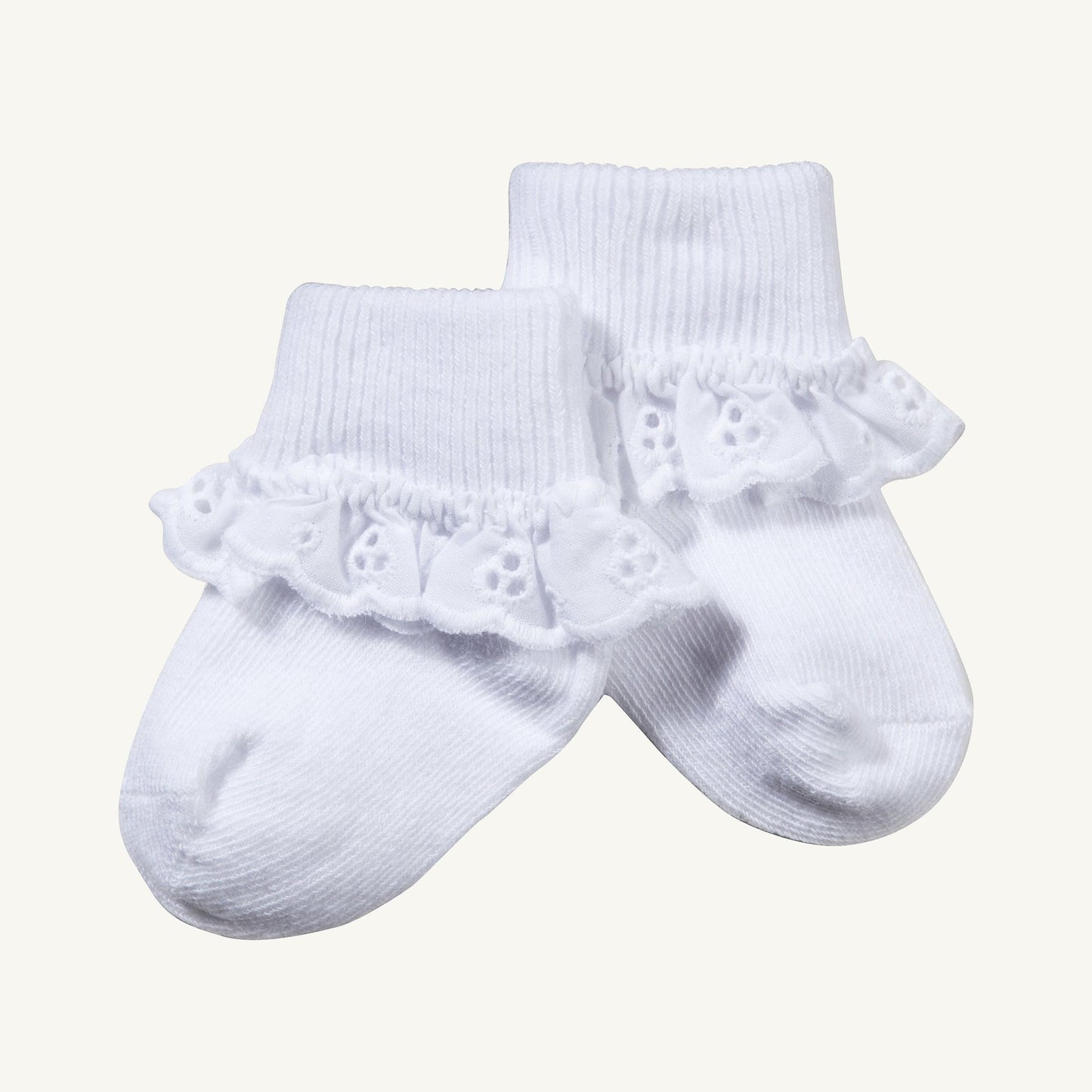 Beaufort Bonnet Jefferies Eyelet Socks - White