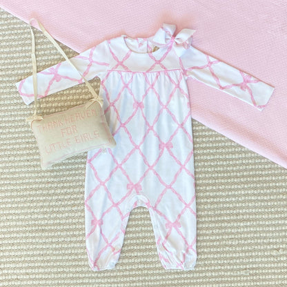 Beaufort Bonnet Long Sleeve Penny's Playsuit - Belle Meade Bow