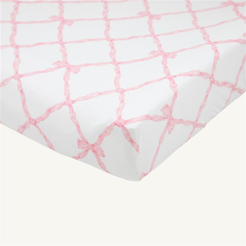 Beaufort Bonnet Cheeky Changing Pad Cover - Belle Meade Bow