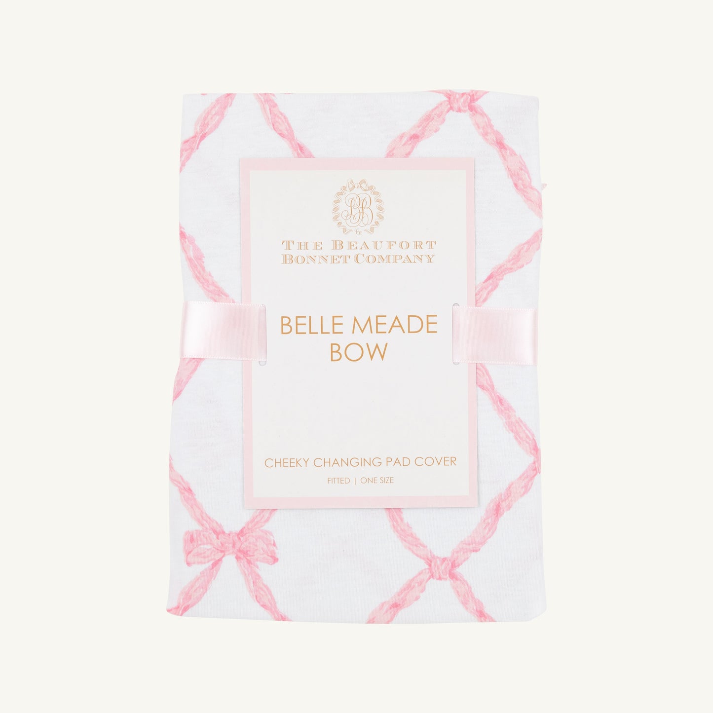 Beaufort Bonnet Cheeky Changing Pad Cover - Belle Meade Bow