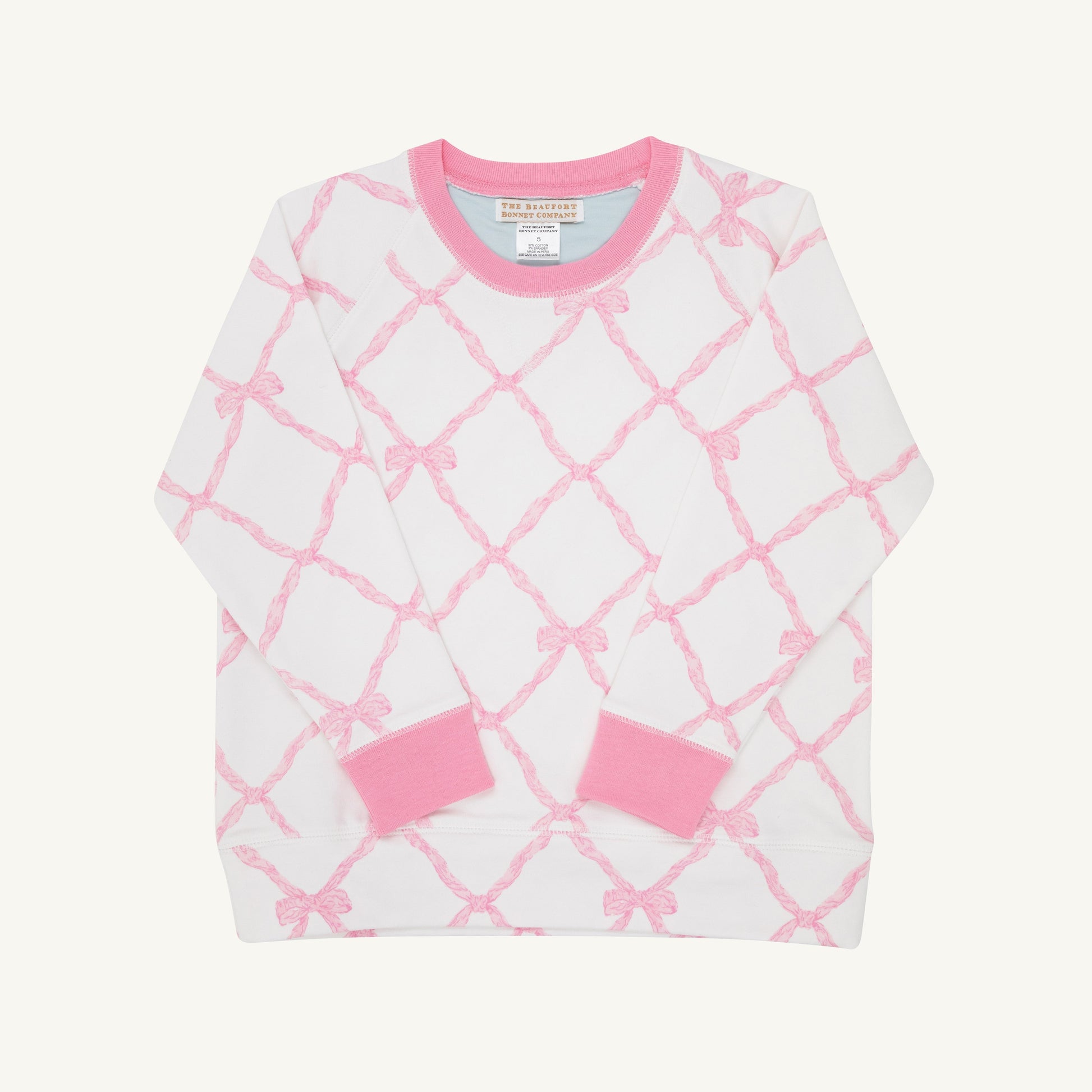 Beaufort Bonnet Cassidy Comfy Crewneck - Belle Meade Bow & Hamptons Hot Pink