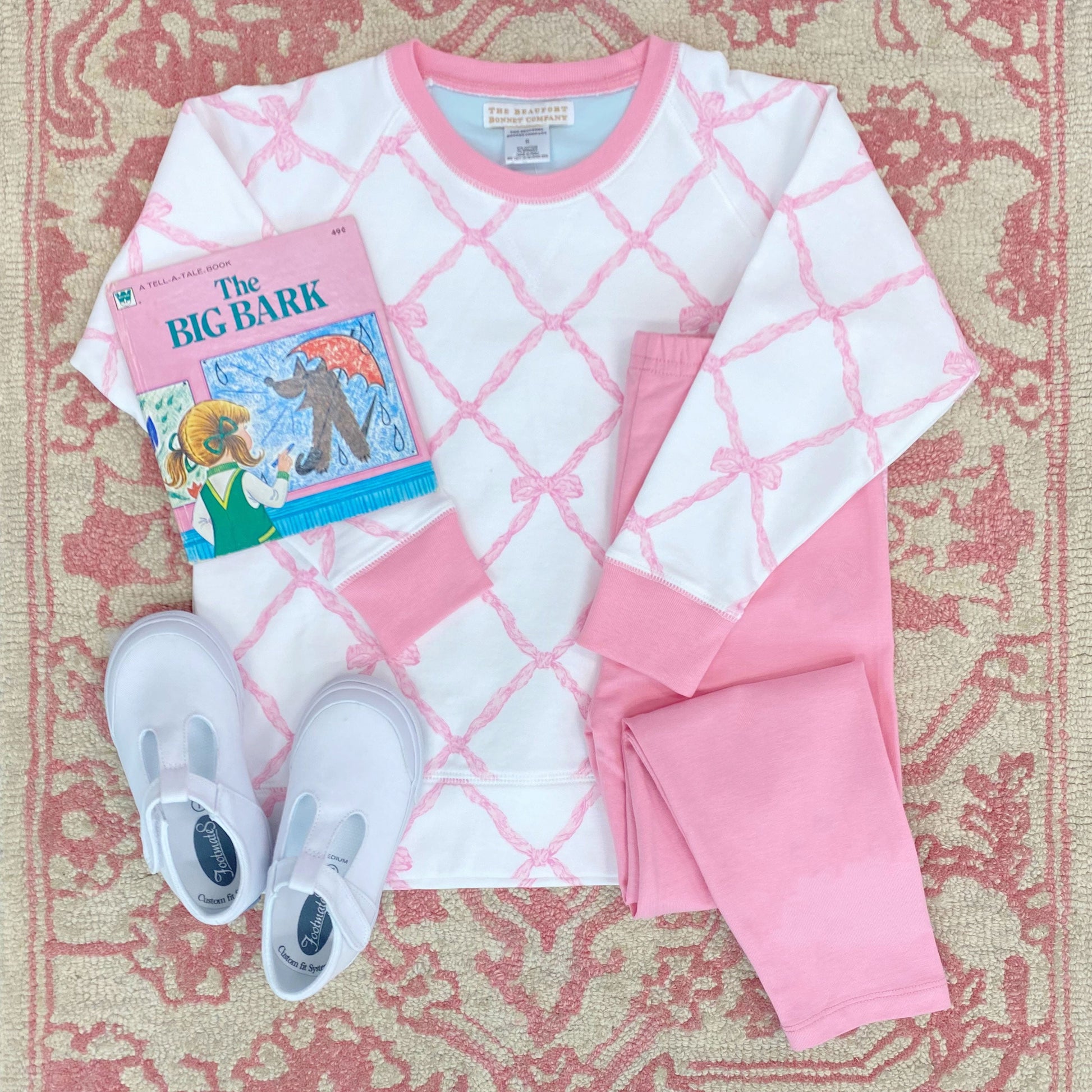 Beaufort Bonnet Cassidy Comfy Crewneck - Belle Meade Bow & Hamptons Hot Pink
