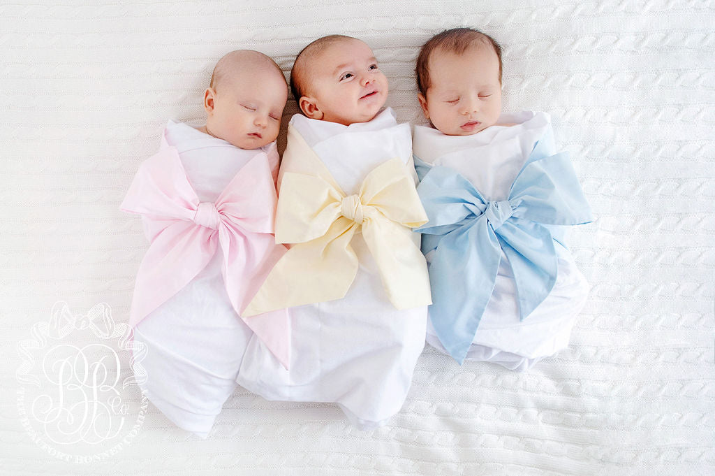 Beaufort Bonnet Bow Swaddle ® - Palmetto Pearl