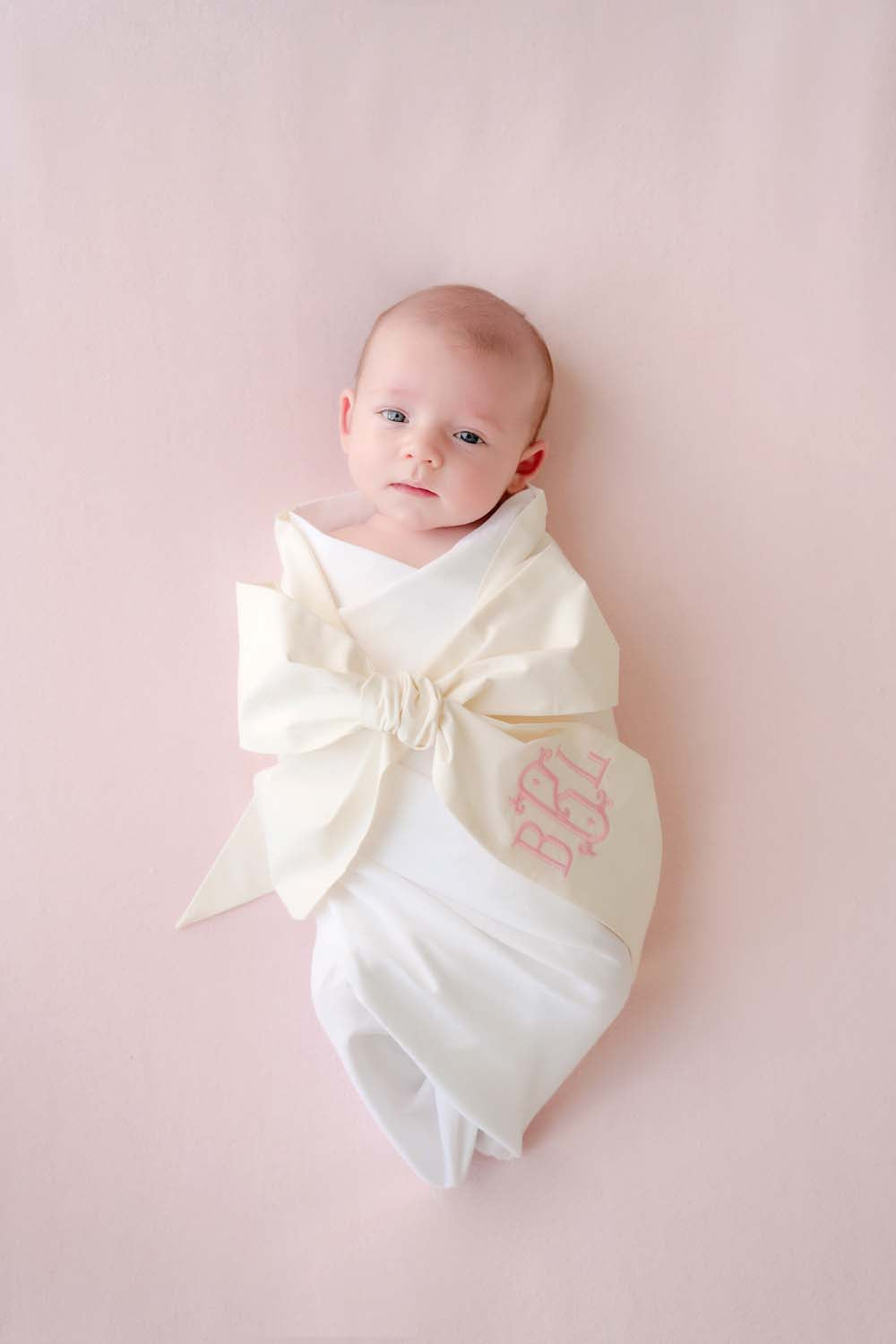 Beaufort Bonnet Bow Swaddle ® - Palmetto Pearl