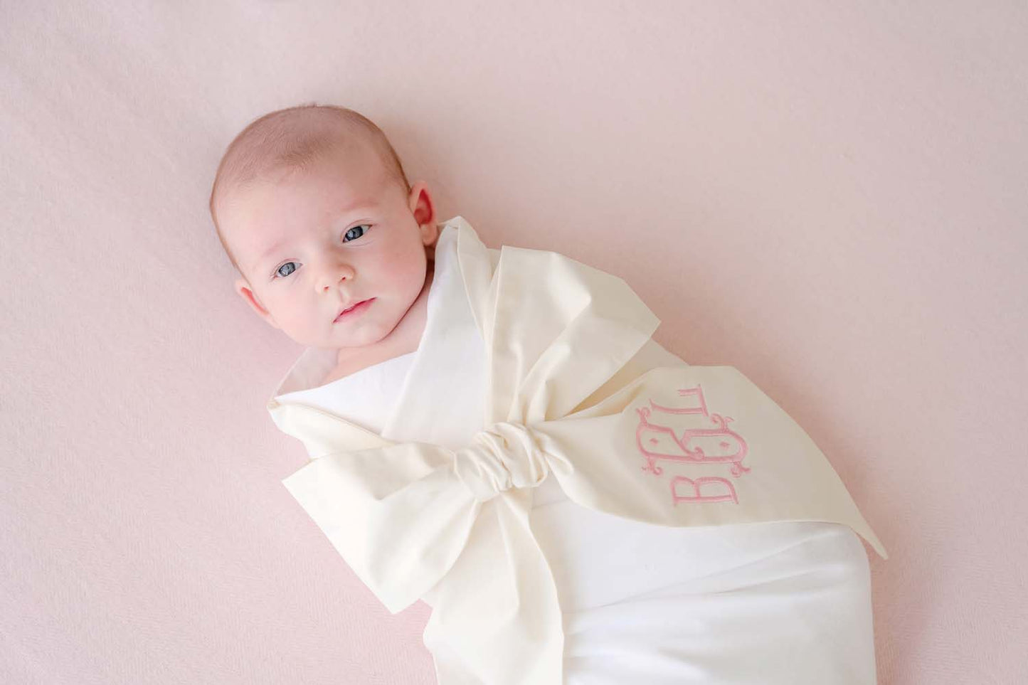 Beaufort Bonnet Bow Swaddle ® - Palmetto Pearl