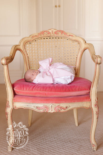Beaufort Bonnet Bow Swaddle ® - Palm Beach Pink