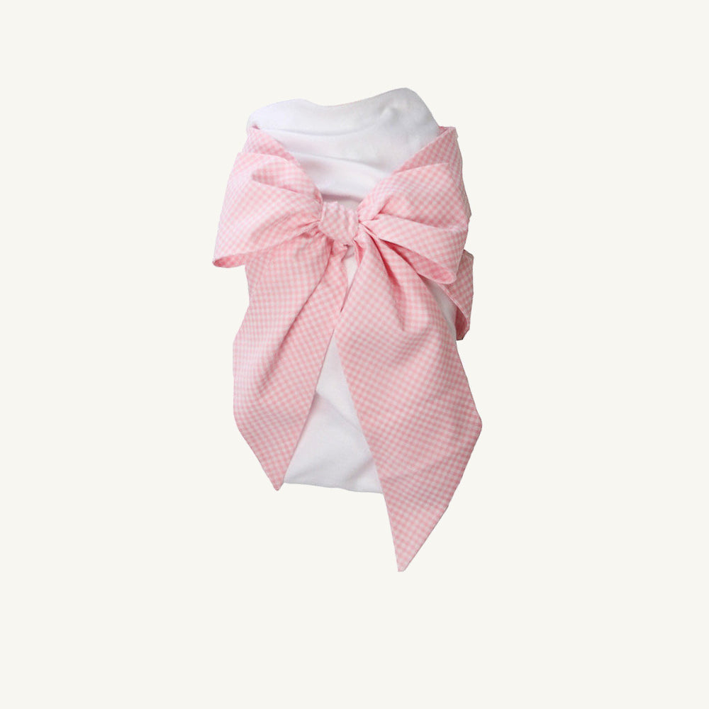 Beaufort Bonnet Bow Swaddle ® - Pink Greenbrier Gingham