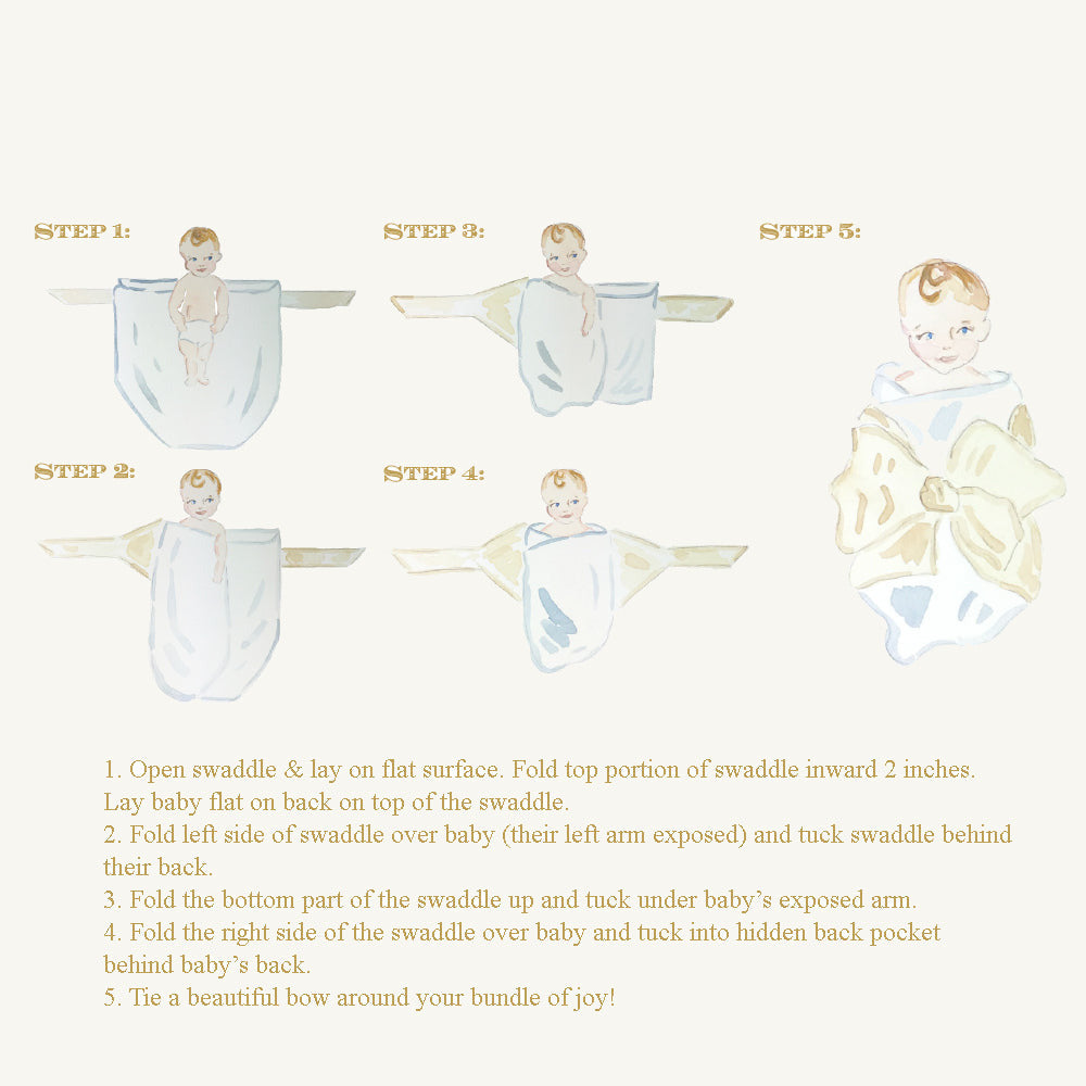 Beaufort Bonnet Bow Swaddle ® - Pink Greenbrier Gingham
