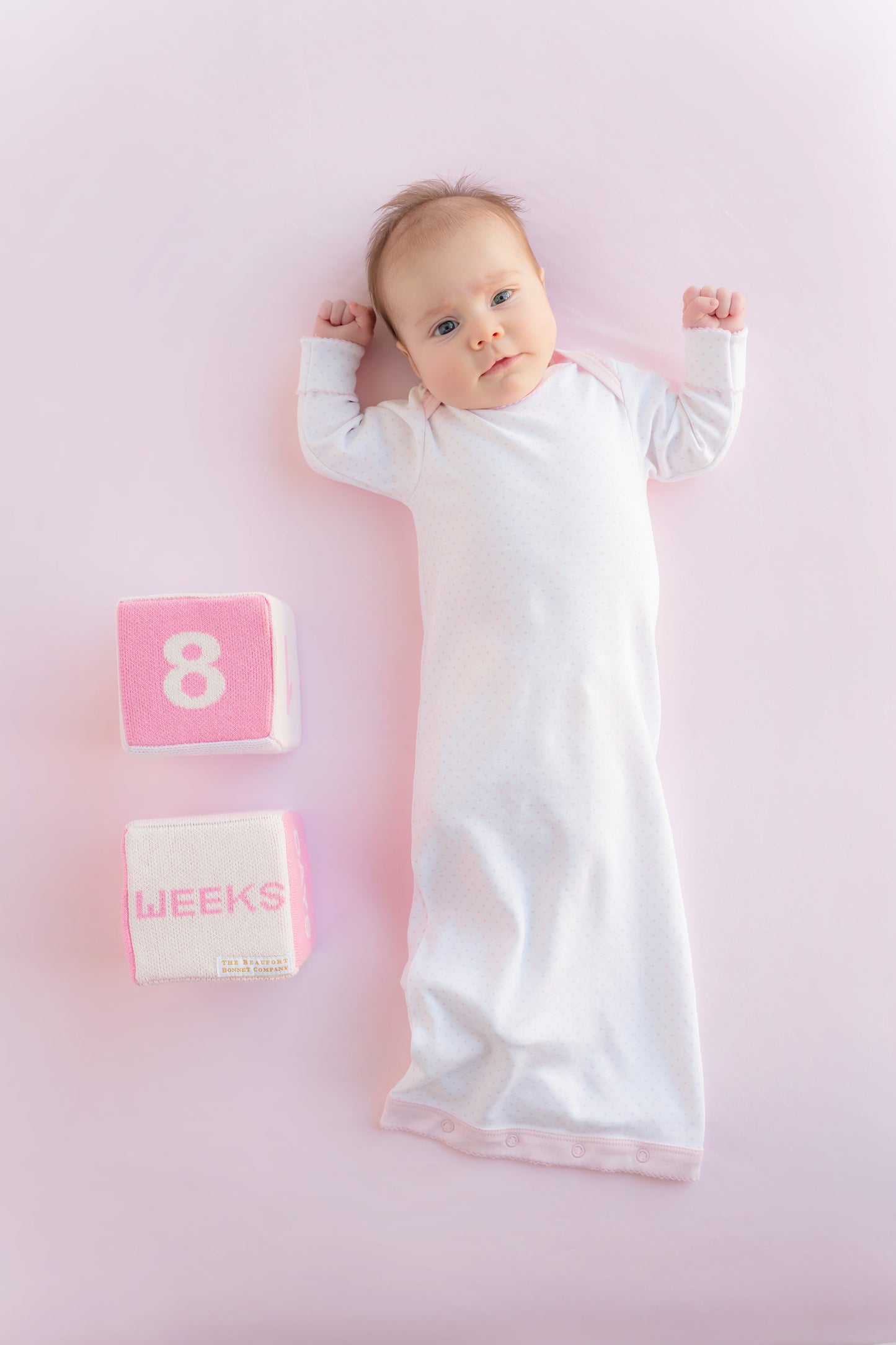 Beaufort Bonnet Blaylock Blocks - Hamptons Hot Pink, Palm Beach Pink & Palmetto Pearl