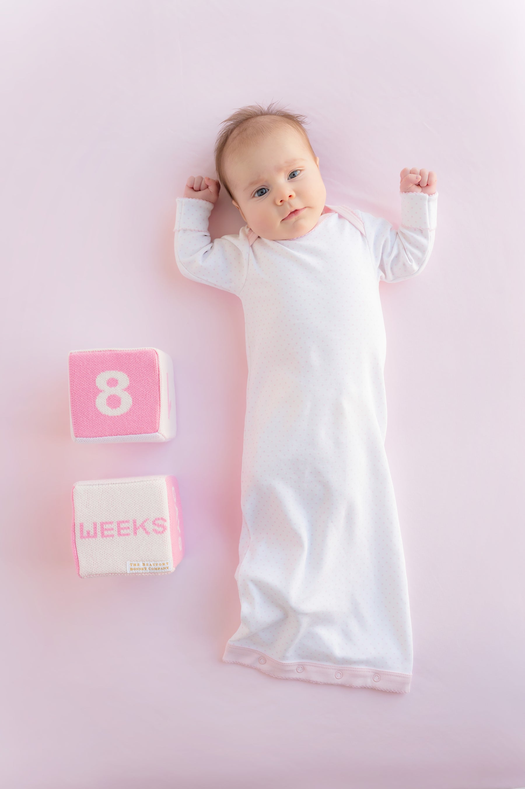 Beaufort Bonnet Blaylock Blocks - Hamptons Hot Pink, Palm Beach Pink & Palmetto Pearl
