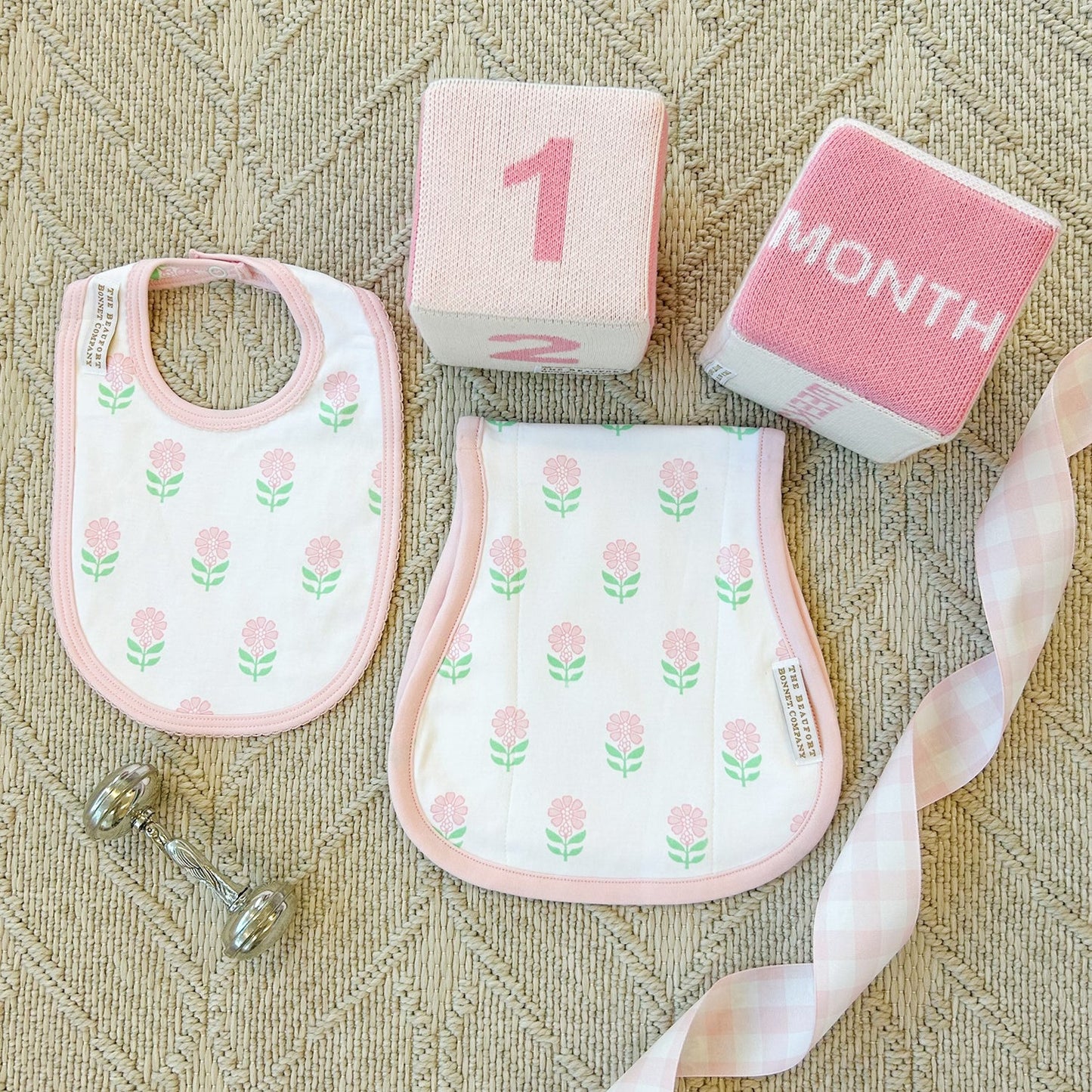 Beaufort Bonnet Blaylock Blocks - Hamptons Hot Pink, Palm Beach Pink & Palmetto Pearl