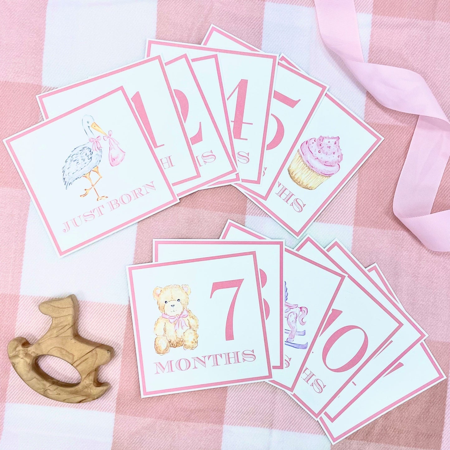 Beaufort Bonnet Sir Proper's Month Markers - Palm Beach Pink