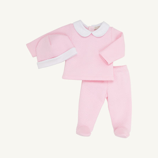 Beaufort Bonnet Hart's Hold Me Set (Pima Jacquard) - Palm Beach Pink
