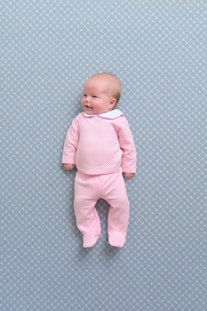 Beaufort Bonnet Hart's Hold Me Set (Pima Jacquard) - Palm Beach Pink