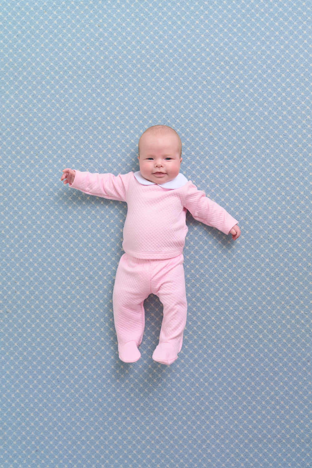 Beaufort Bonnet Hart's Hold Me Set (Pima Jacquard) - Palm Beach Pink