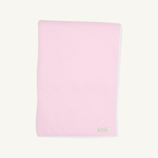 Beaufort Bonnet Silent Night Throw (Pima Jacquard) - Palm Beach Pink