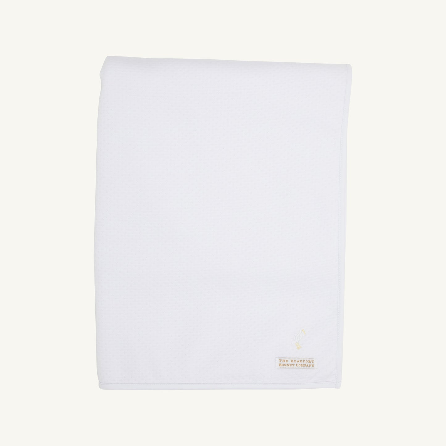 Beaufort Bonnet Silent Night Throw (Pima Jacquard) - Worth Avenue White
