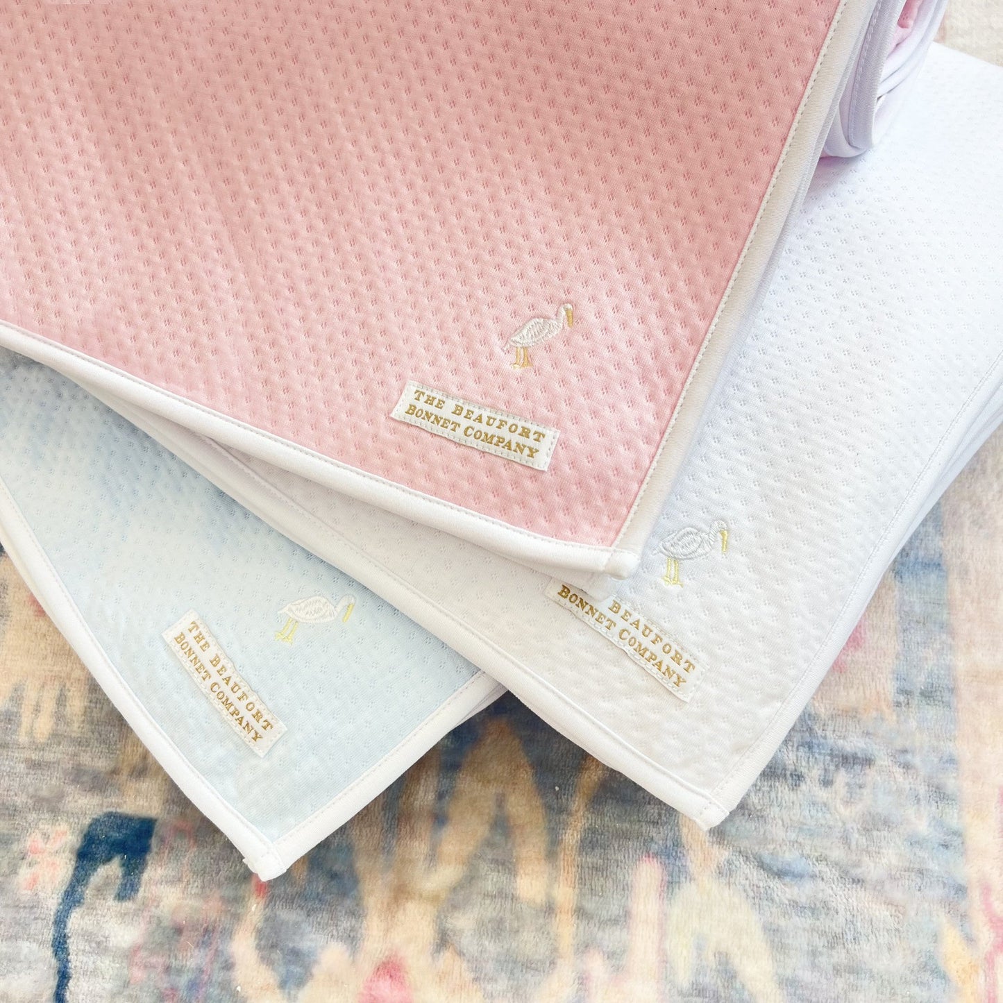 Beaufort Bonnet Silent Night Throw (Pima Jacquard) - Worth Avenue White
