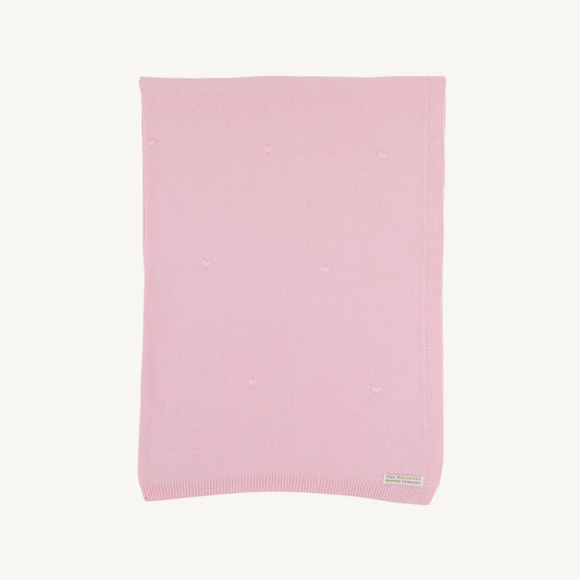 Beaufort Bonnet Bailey Baby Blanket - Palm Beach Pink & Hearts