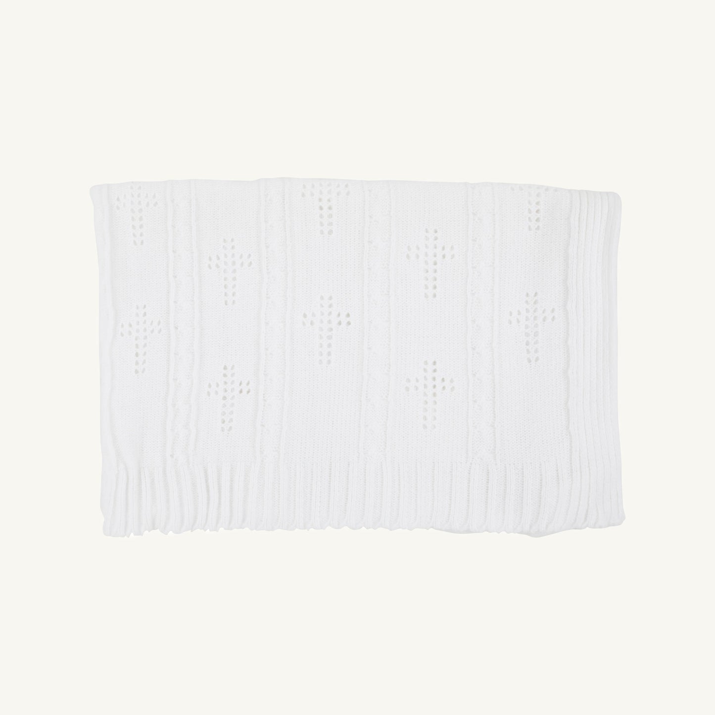 Beaufort Bonnet Bailey Baby Blanket - Worth Avenue White & Crosses