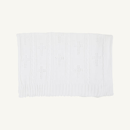 Beaufort Bonnet Bailey Baby Blanket - Worth Avenue White & Crosses