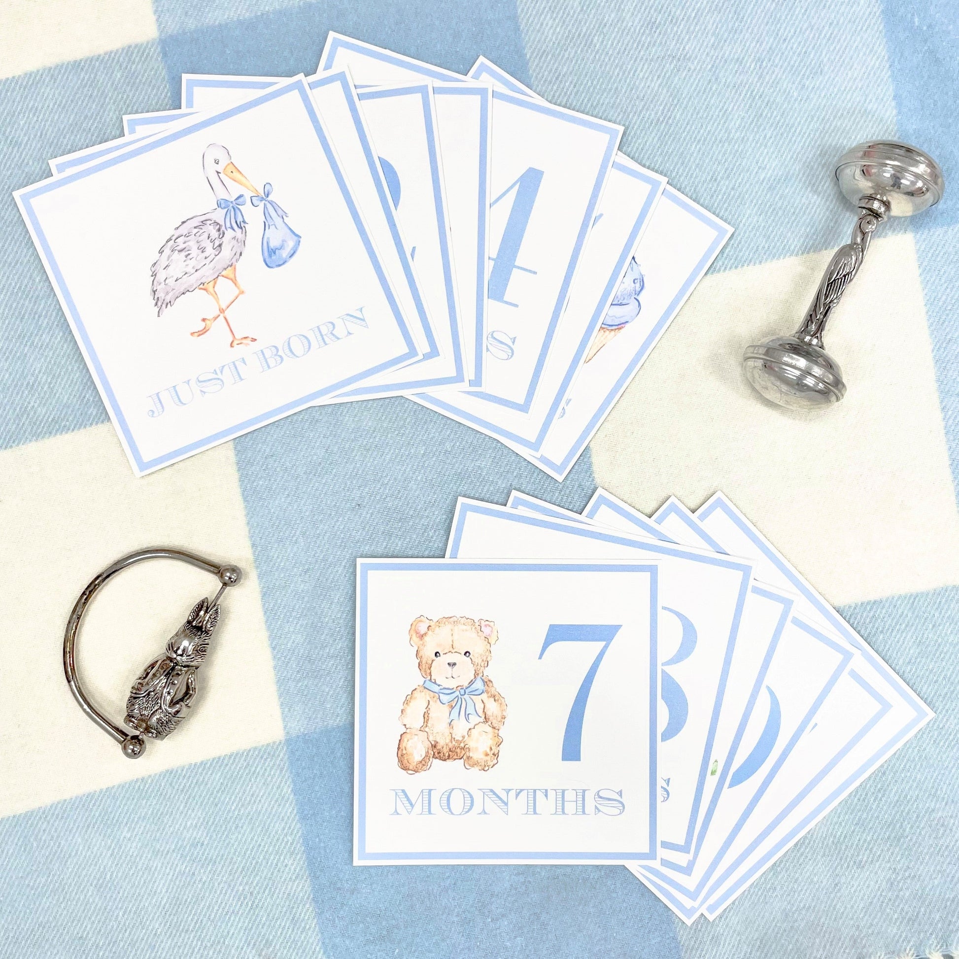 Beaufort Bonnet Sir Proper's Month Markers - Buckhead Blue