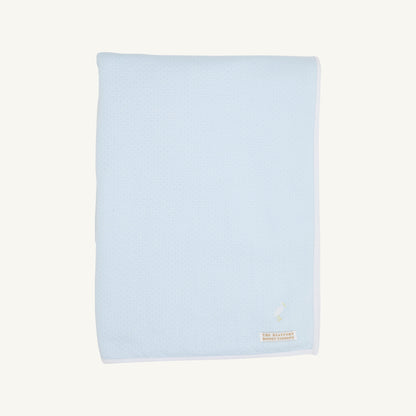 Beaufort Bonnet Silent Night Throw (Pima Jacquard) - Buckhead Blue