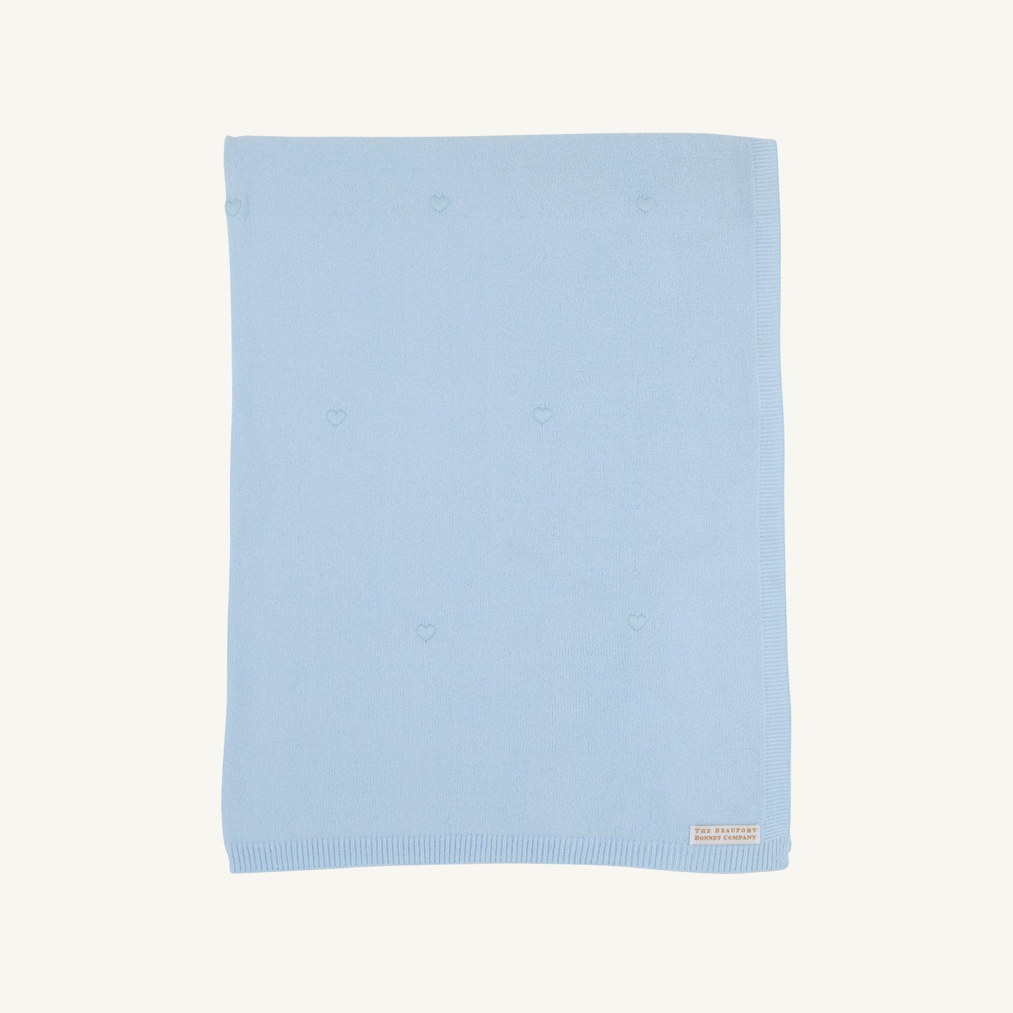 Beaufort Bonnet Bailey Baby Blanket - Buckhead Blue & Hearts